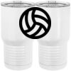 20 oz. Tall Stainless Steel Vacuum Insulated Tumbler White Thumbnail