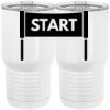 20 oz. Tall Stainless Steel Vacuum Insulated Tumbler White Thumbnail