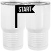 20 oz. Tall Stainless Steel Vacuum Insulated Tumbler White Thumbnail