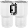 20 oz. Tall Stainless Steel Vacuum Insulated Tumbler White Thumbnail