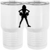 20 oz. Tall Stainless Steel Vacuum Insulated Tumbler White Thumbnail