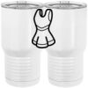20 oz. Tall Stainless Steel Vacuum Insulated Tumbler White Thumbnail