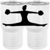 20 oz. Tall Stainless Steel Vacuum Insulated Tumbler White Thumbnail