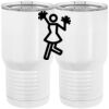 20 oz. Tall Stainless Steel Vacuum Insulated Tumbler White Thumbnail