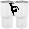 20 oz. Tall Stainless Steel Vacuum Insulated Tumbler White Thumbnail