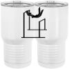 20 oz. Tall Stainless Steel Vacuum Insulated Tumbler White Thumbnail