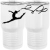 20 oz. Tall Stainless Steel Vacuum Insulated Tumbler White Thumbnail