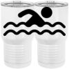20 oz. Tall Stainless Steel Vacuum Insulated Tumbler White Thumbnail