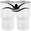 20 oz. Tall Stainless Steel Vacuum Insulated Tumbler White Thumbnail