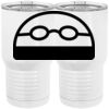 20 oz. Tall Stainless Steel Vacuum Insulated Tumbler White Thumbnail