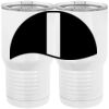 20 oz. Tall Stainless Steel Vacuum Insulated Tumbler White Thumbnail