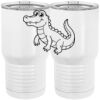 20 oz. Tall Stainless Steel Vacuum Insulated Tumbler White Thumbnail