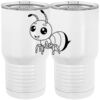 20 oz. Tall Stainless Steel Vacuum Insulated Tumbler White Thumbnail