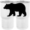 20 oz. Tall Stainless Steel Vacuum Insulated Tumbler White Thumbnail