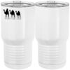 20 oz. Tall Stainless Steel Vacuum Insulated Tumbler White Thumbnail