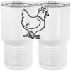 20 oz. Tall Stainless Steel Vacuum Insulated Tumbler White Thumbnail