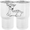 20 oz. Tall Stainless Steel Vacuum Insulated Tumbler White Thumbnail