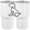 20 oz. Tall Stainless Steel Vacuum Insulated Tumbler White Thumbnail