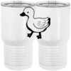 20 oz. Tall Stainless Steel Vacuum Insulated Tumbler White Thumbnail