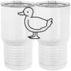 20 oz. Tall Stainless Steel Vacuum Insulated Tumbler White Thumbnail