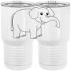 20 oz. Tall Stainless Steel Vacuum Insulated Tumbler White Thumbnail