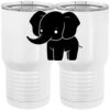 20 oz. Tall Stainless Steel Vacuum Insulated Tumbler White Thumbnail