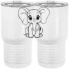 20 oz. Tall Stainless Steel Vacuum Insulated Tumbler White Thumbnail