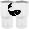 20 oz. Tall Stainless Steel Vacuum Insulated Tumbler White Thumbnail