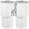 20 oz. Tall Stainless Steel Vacuum Insulated Tumbler White Thumbnail