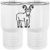 20 oz. Tall Stainless Steel Vacuum Insulated Tumbler White Thumbnail