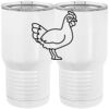 20 oz. Tall Stainless Steel Vacuum Insulated Tumbler White Thumbnail