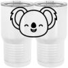 20 oz. Tall Stainless Steel Vacuum Insulated Tumbler White Thumbnail