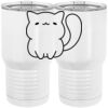 20 oz. Tall Stainless Steel Vacuum Insulated Tumbler White Thumbnail