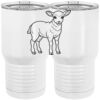 20 oz. Tall Stainless Steel Vacuum Insulated Tumbler White Thumbnail