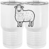 20 oz. Tall Stainless Steel Vacuum Insulated Tumbler White Thumbnail