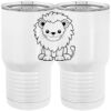 20 oz. Tall Stainless Steel Vacuum Insulated Tumbler White Thumbnail