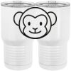 20 oz. Tall Stainless Steel Vacuum Insulated Tumbler White Thumbnail