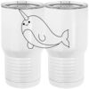 20 oz. Tall Stainless Steel Vacuum Insulated Tumbler White Thumbnail