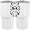 20 oz. Tall Stainless Steel Vacuum Insulated Tumbler White Thumbnail
