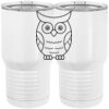 20 oz. Tall Stainless Steel Vacuum Insulated Tumbler White Thumbnail