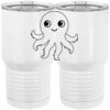 20 oz. Tall Stainless Steel Vacuum Insulated Tumbler White Thumbnail