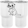 20 oz. Tall Stainless Steel Vacuum Insulated Tumbler White Thumbnail