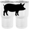 20 oz. Tall Stainless Steel Vacuum Insulated Tumbler White Thumbnail