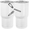 20 oz. Tall Stainless Steel Vacuum Insulated Tumbler White Thumbnail