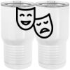 20 oz. Tall Stainless Steel Vacuum Insulated Tumbler White Thumbnail