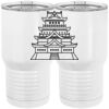 20 oz. Tall Stainless Steel Vacuum Insulated Tumbler White Thumbnail