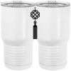 20 oz. Tall Stainless Steel Vacuum Insulated Tumbler White Thumbnail