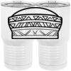 20 oz. Tall Stainless Steel Vacuum Insulated Tumbler White Thumbnail