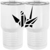 20 oz. Tall Stainless Steel Vacuum Insulated Tumbler White Thumbnail