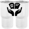 20 oz. Tall Stainless Steel Vacuum Insulated Tumbler White Thumbnail